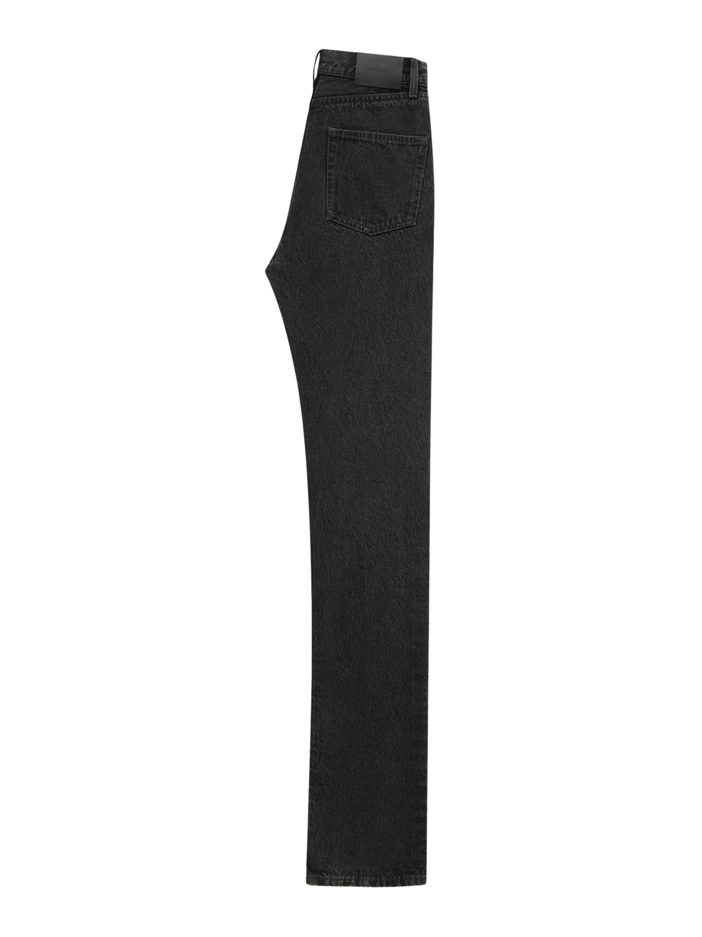 90S STYLE SLIM-FIT JEANS IN BLACK ROCK DENIM