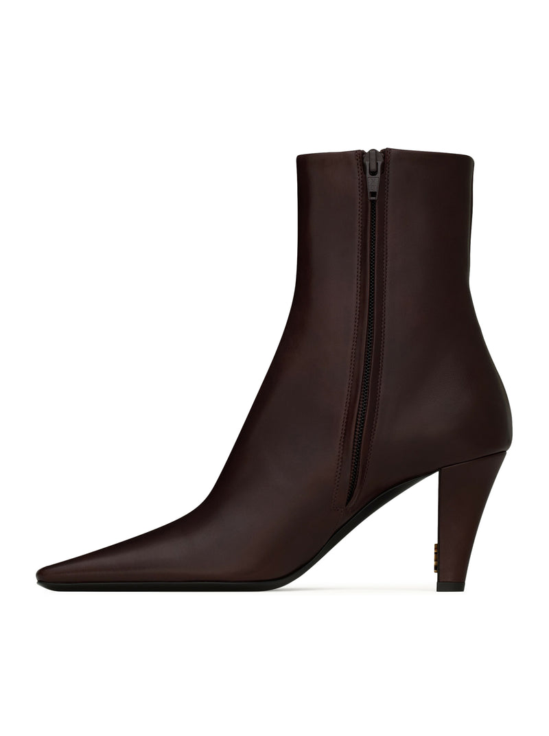 JILL SMOOTH LEATHER ANKLE BOOTS