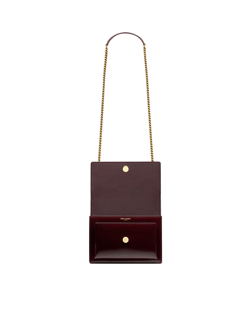 SUNSET SMALL PATENT LEATHER BAG