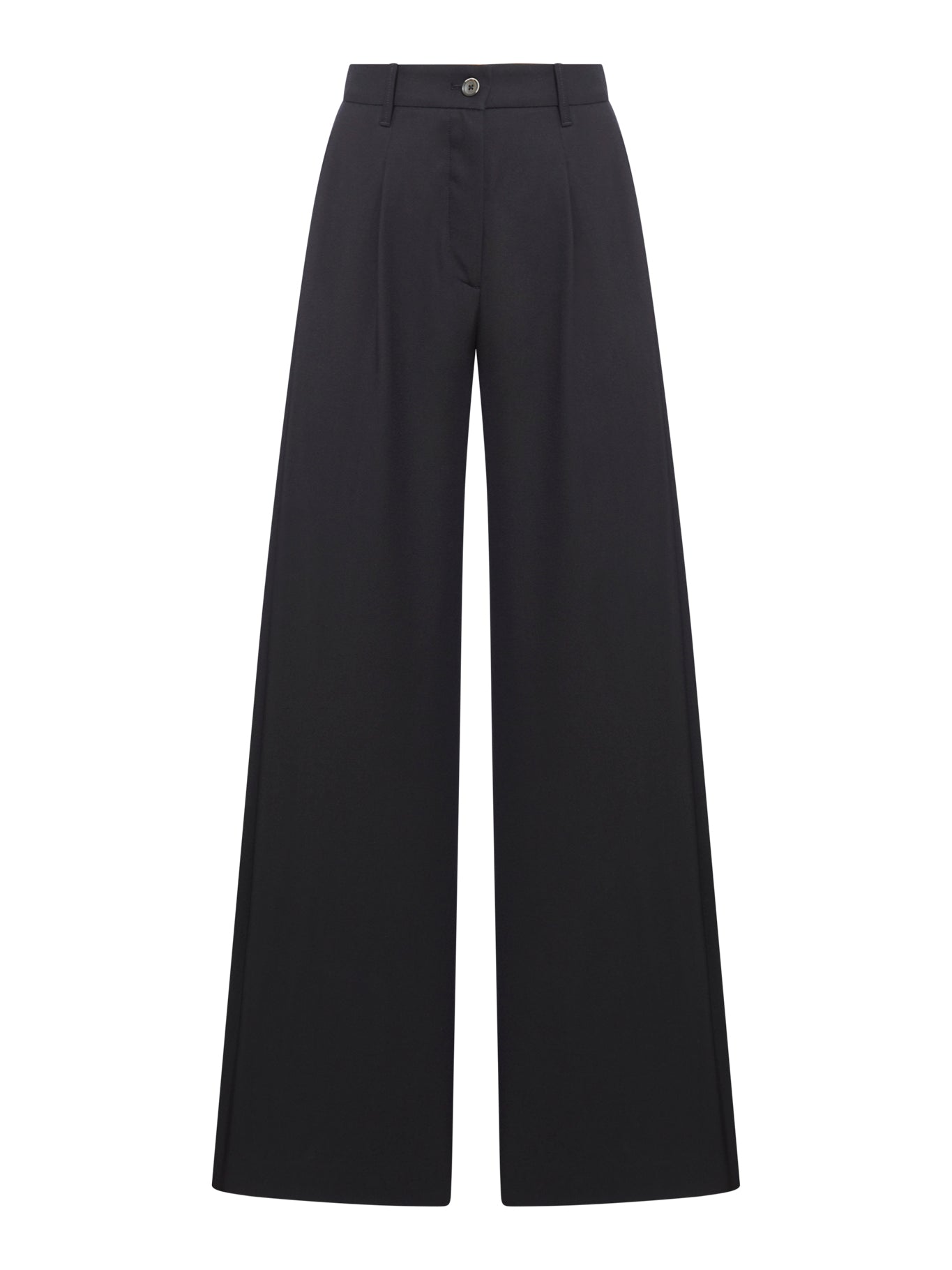 trousers with two pleats