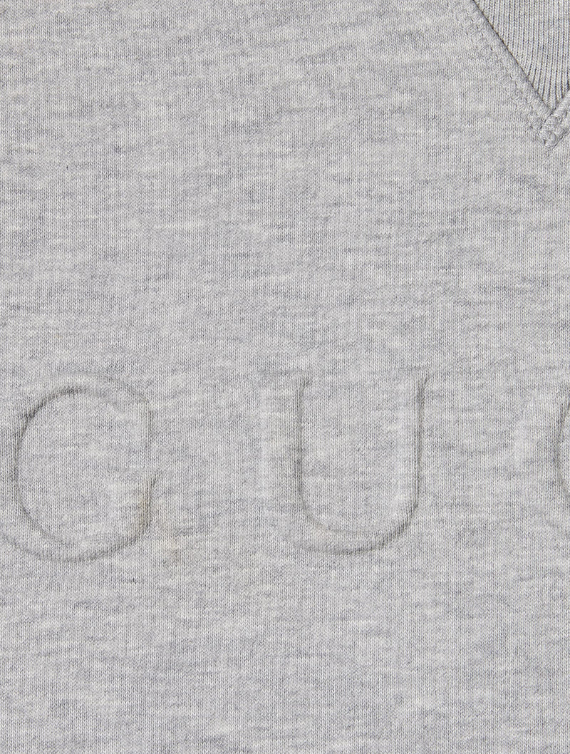 EMBOSSED COTTON JERSEY SWEATSHIRT