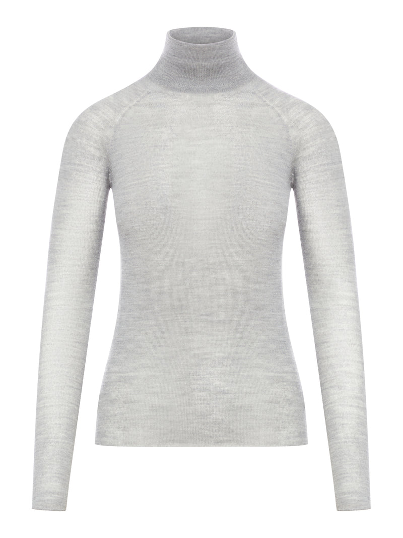 WOOL HIGH NECK SWEATER