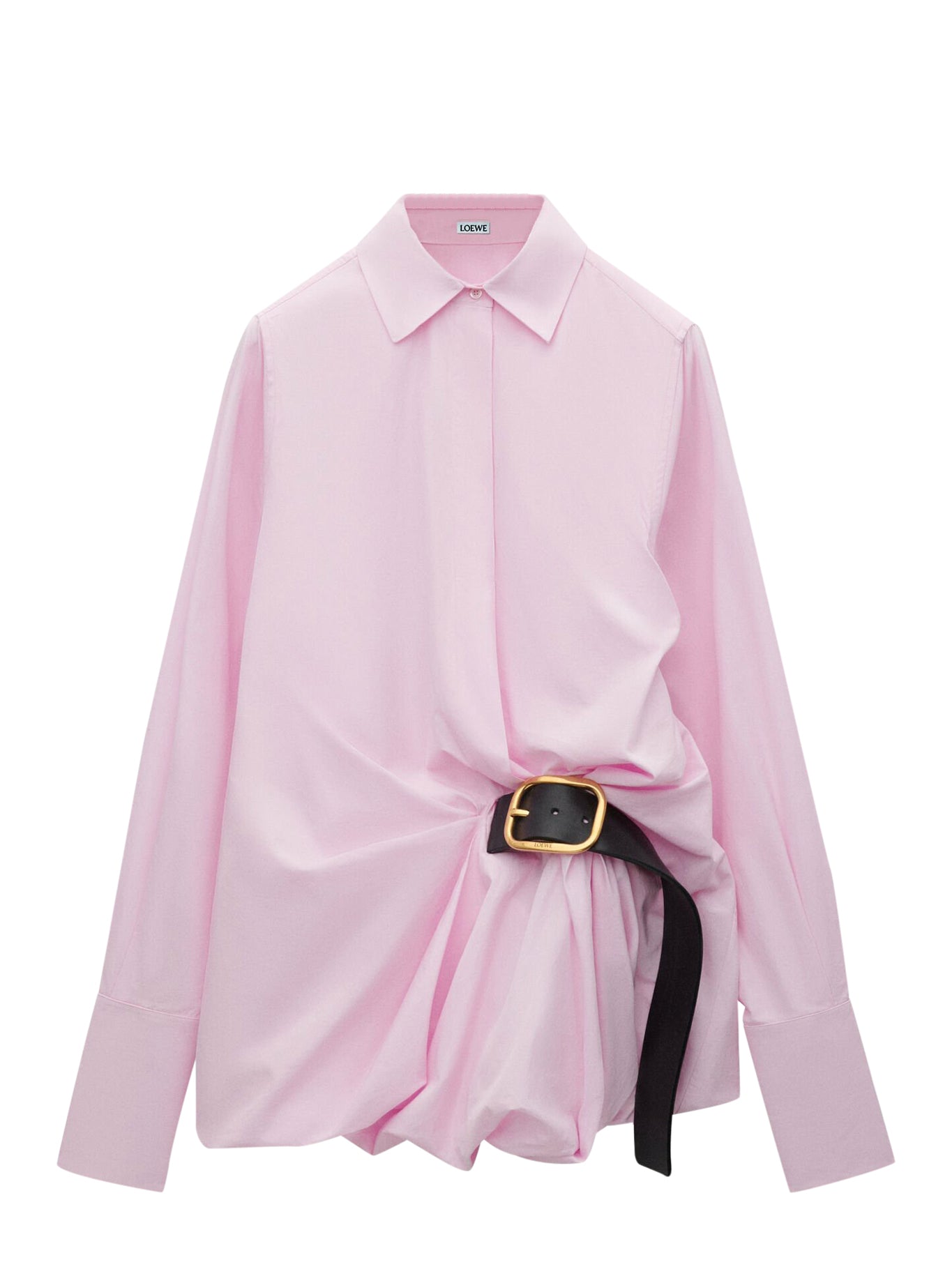 Cotton Belted Shirt