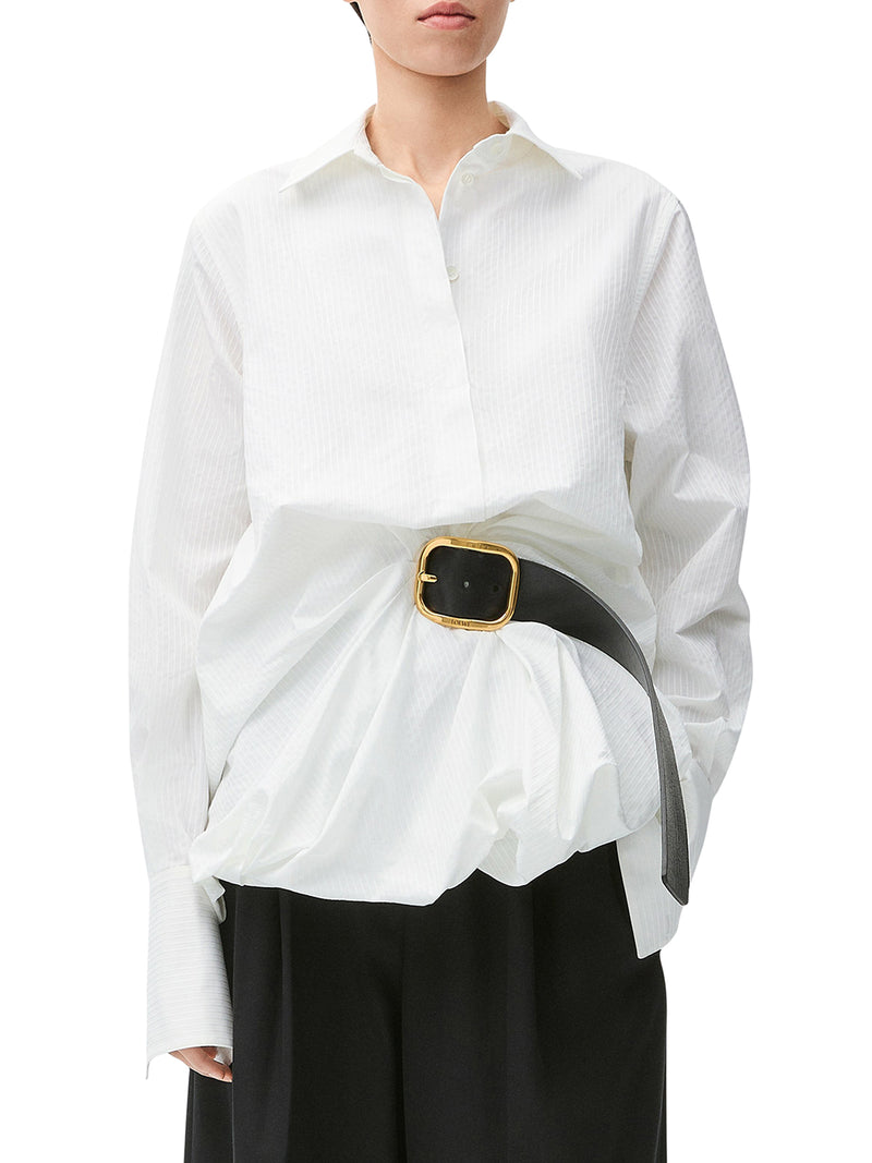 Cotton Belted Shirt