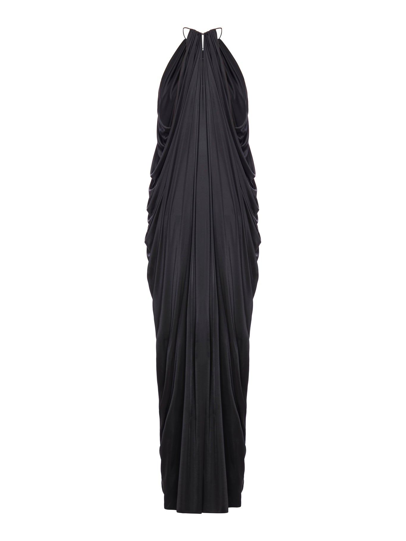 DRAPED VISCOSE DRESS