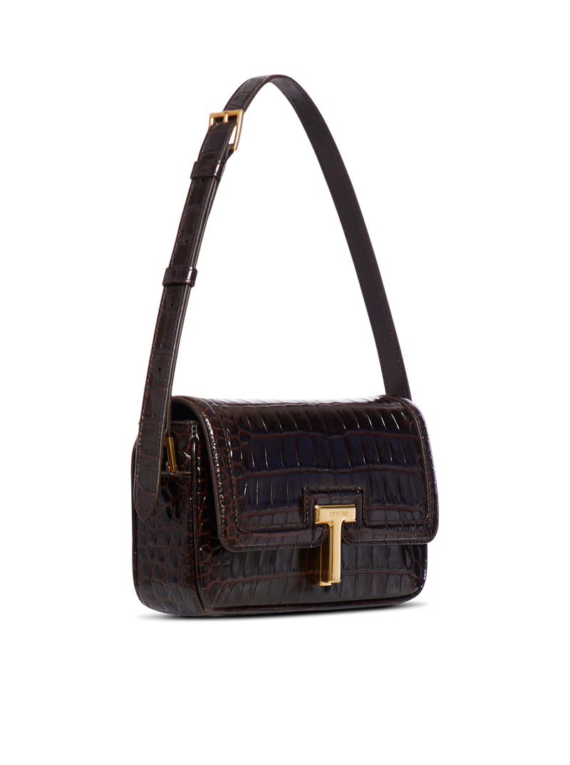 MINI EMBOSSED CROCODILE LEATHER BAG