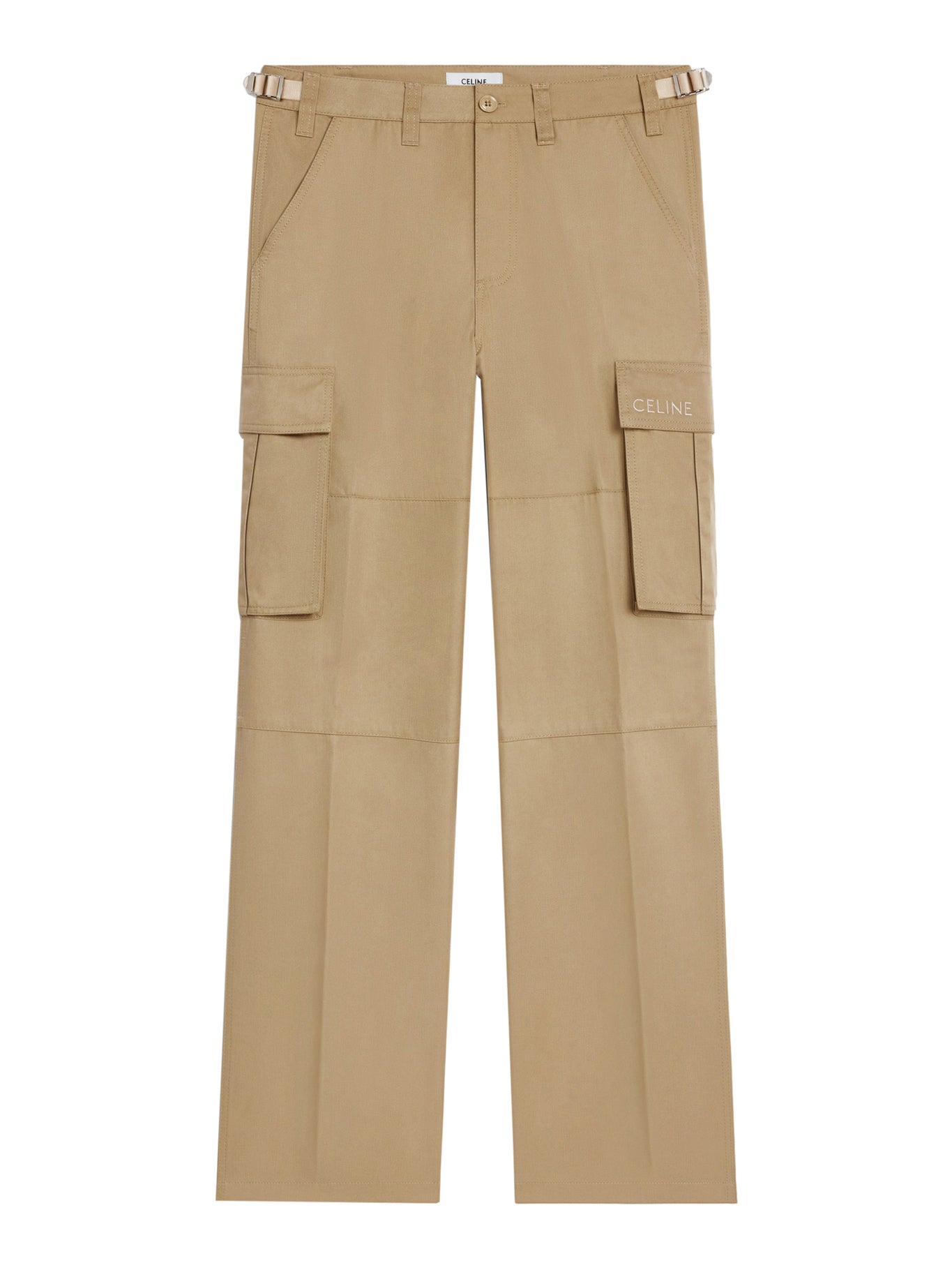 CELINE TECHNICAL COTTON CARGO TROUSERS