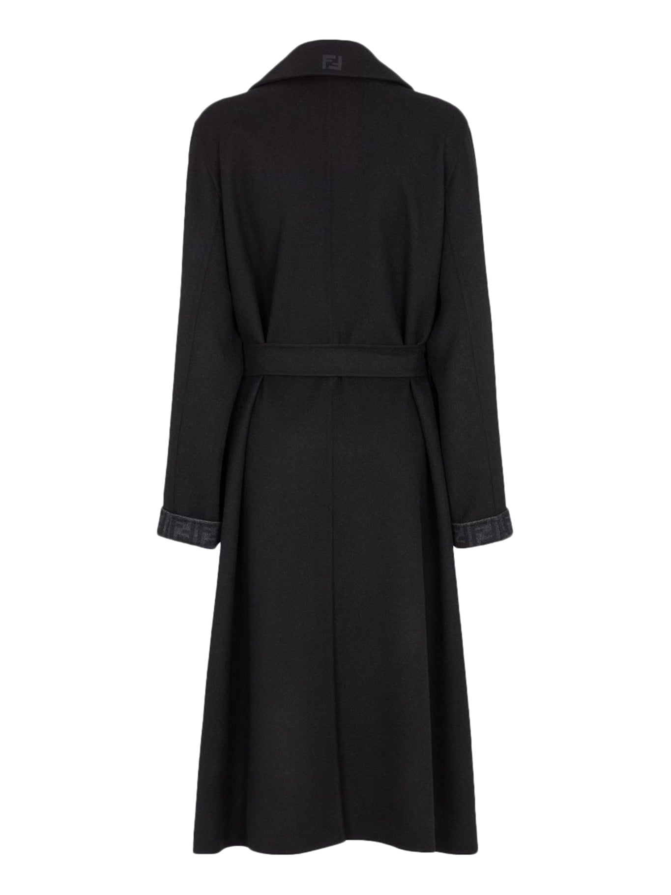 Black wool coat