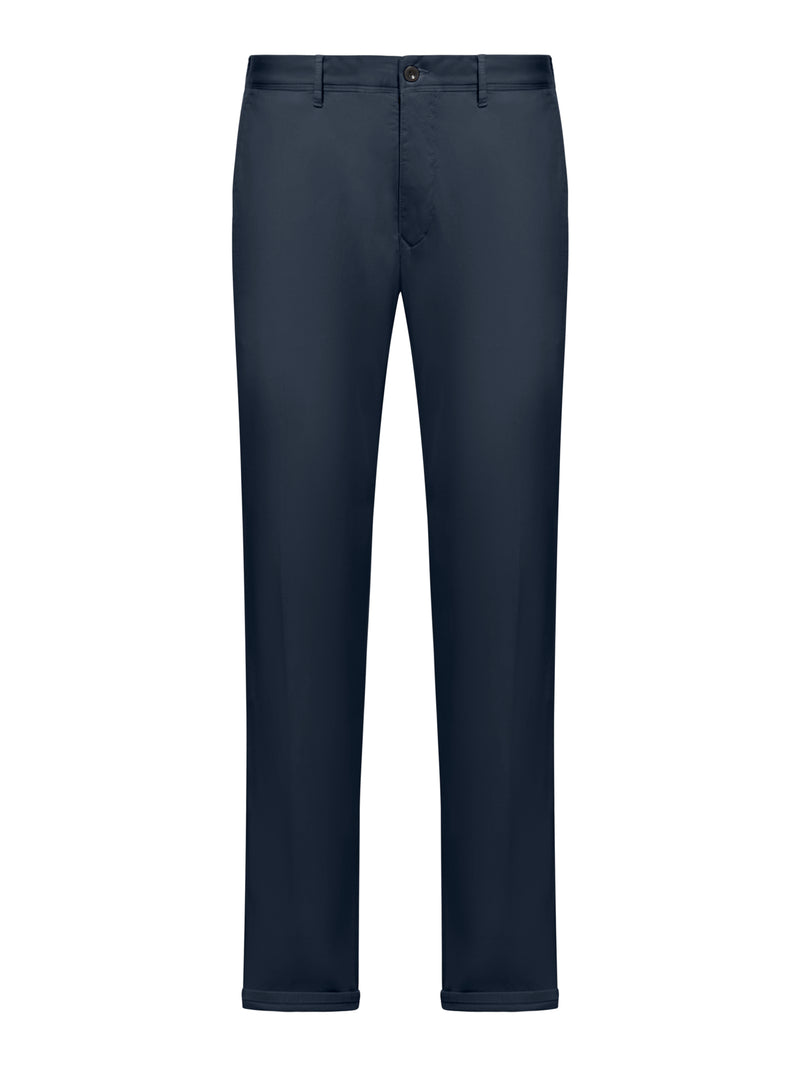 Slim cotton trousers