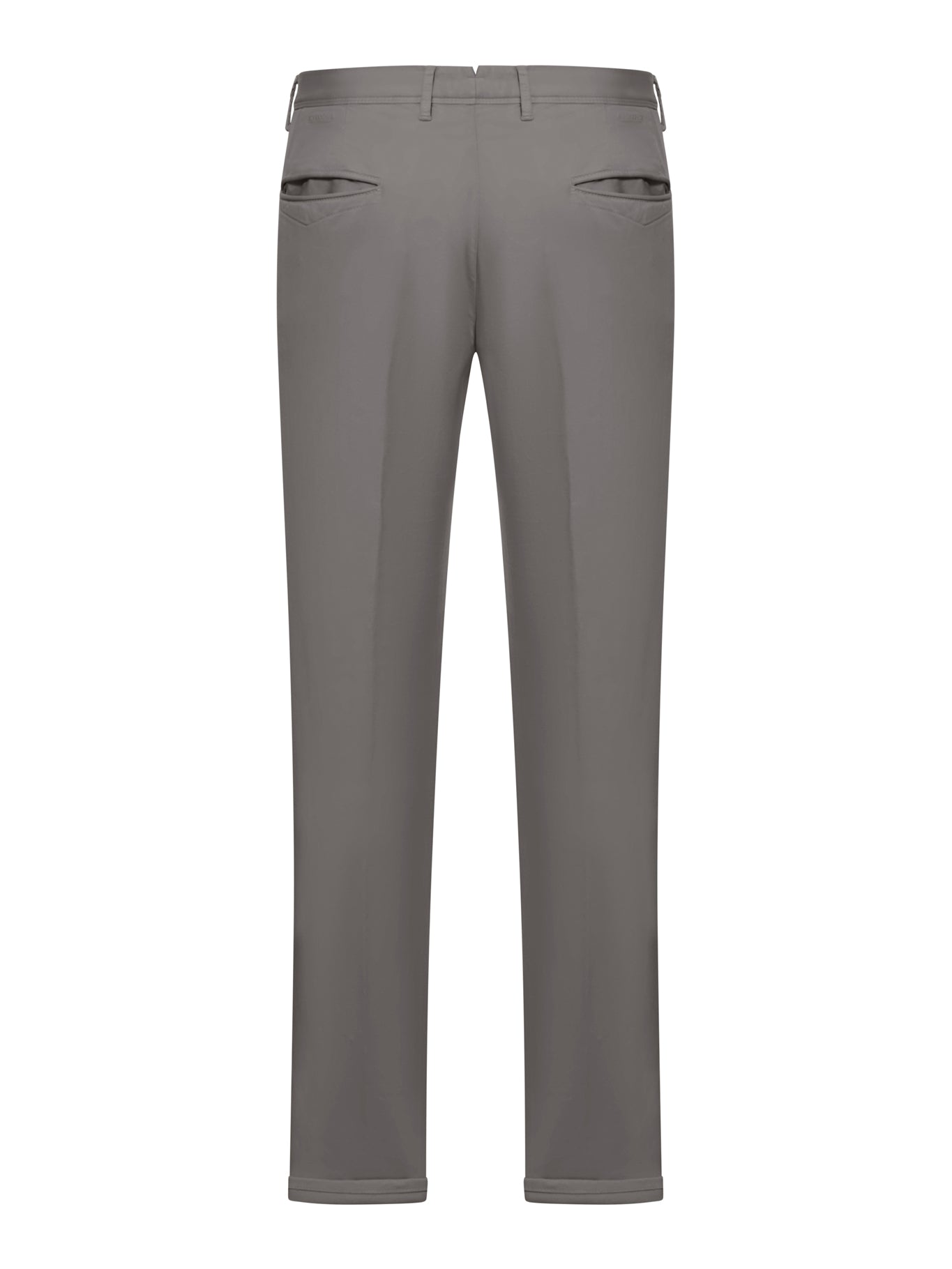 Slim cotton trousers