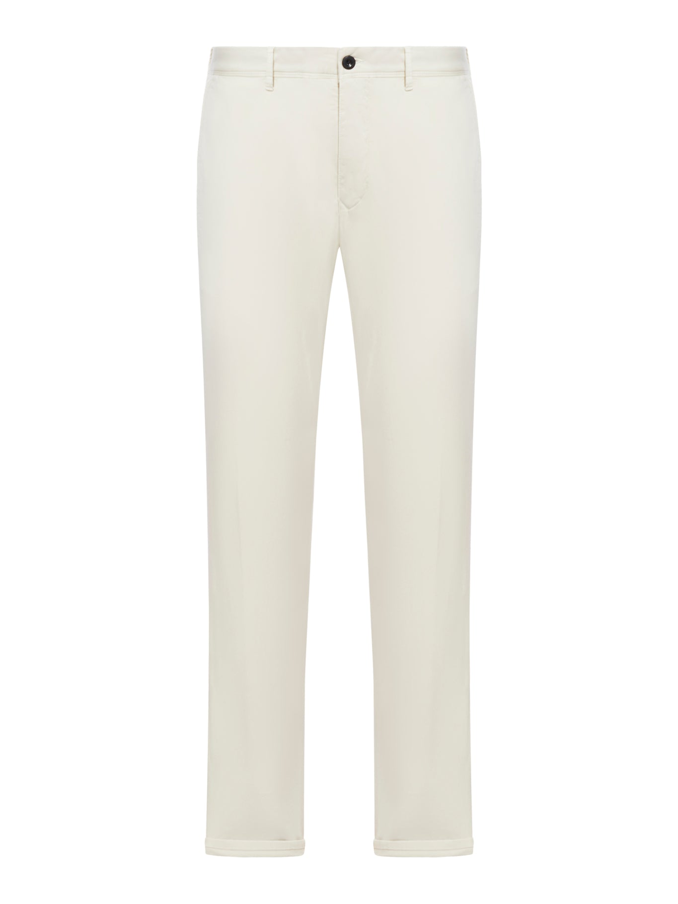 Slim cotton trousers