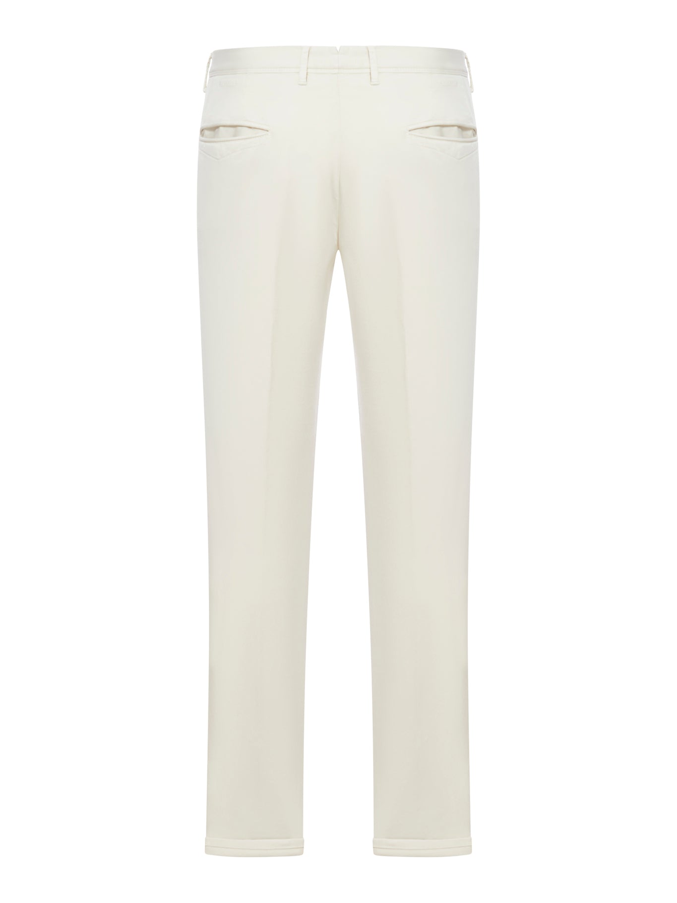 Slim cotton trousers