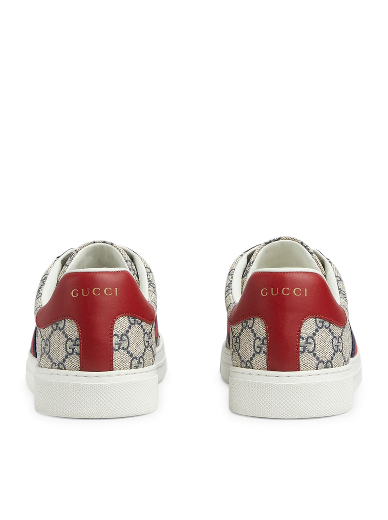 GUCCI ACE MEN`S SNEAKER WITH WEB DETAIL