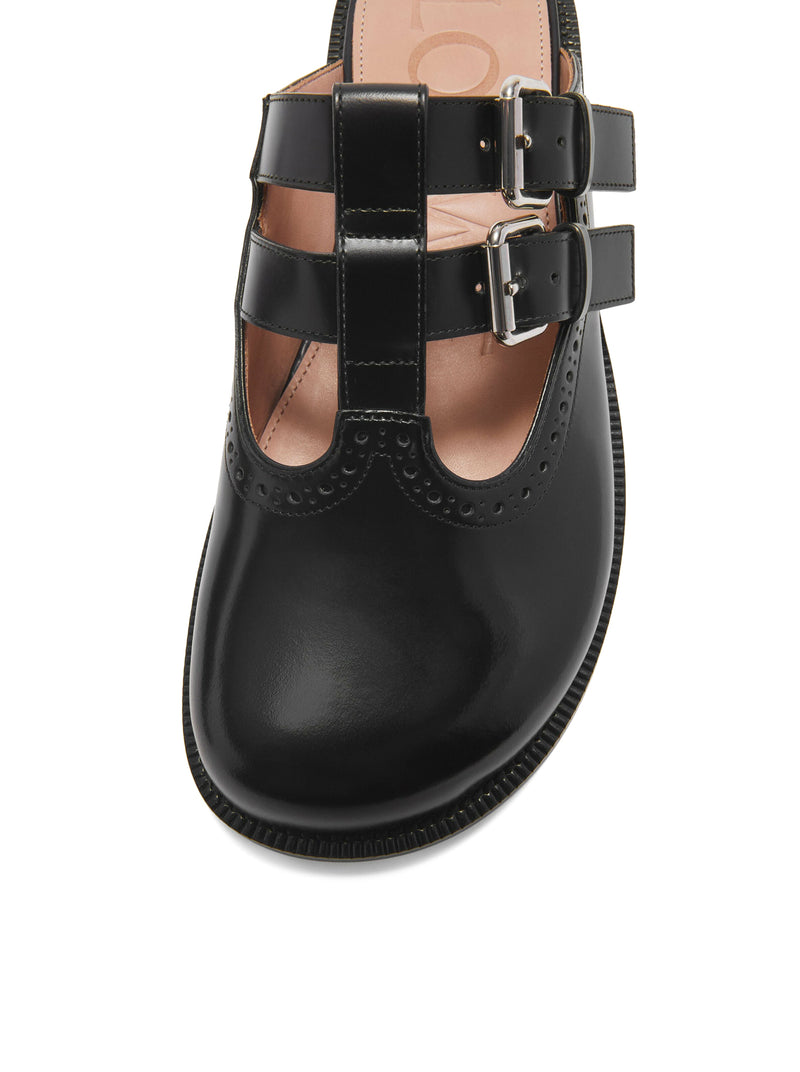 Mary Jane Campo sabot in calfskin