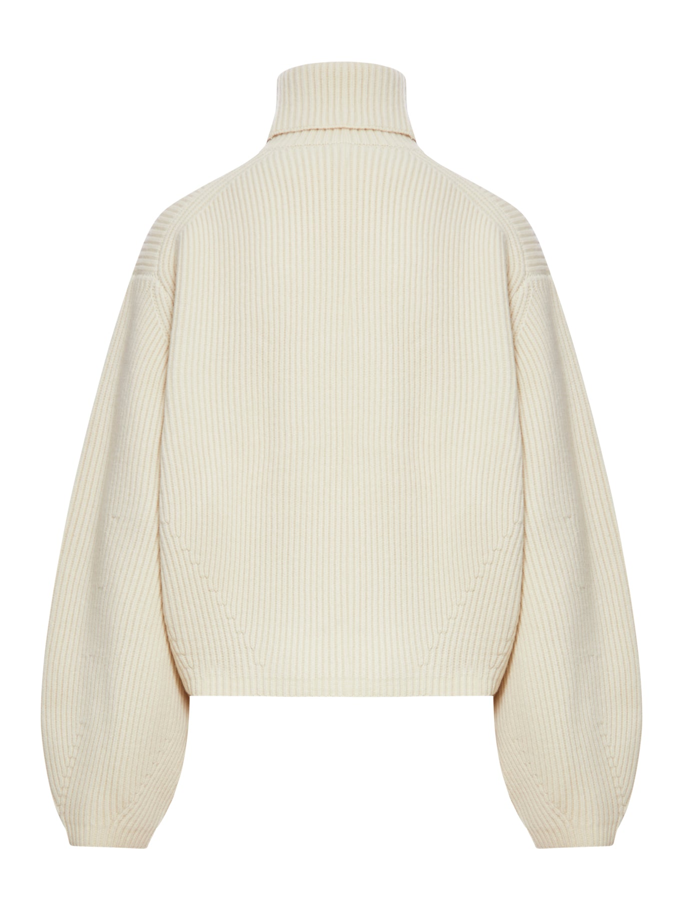 RIBBED TURTLENECK SWEATER