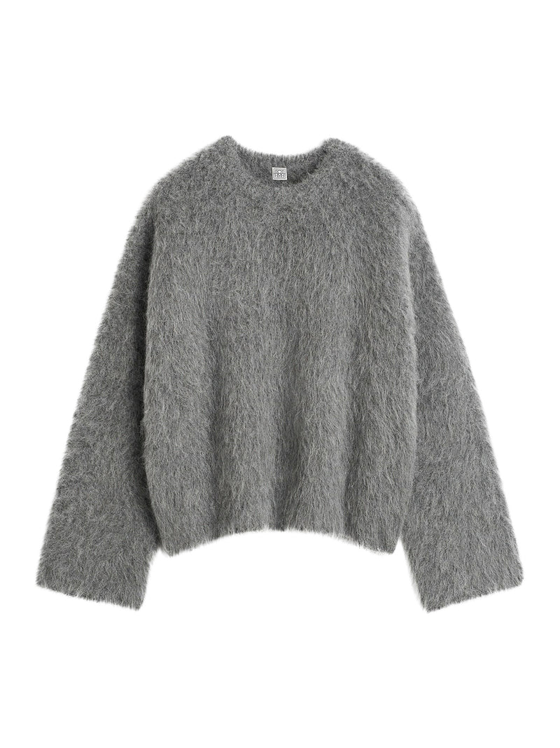 Boxy alpaca knit