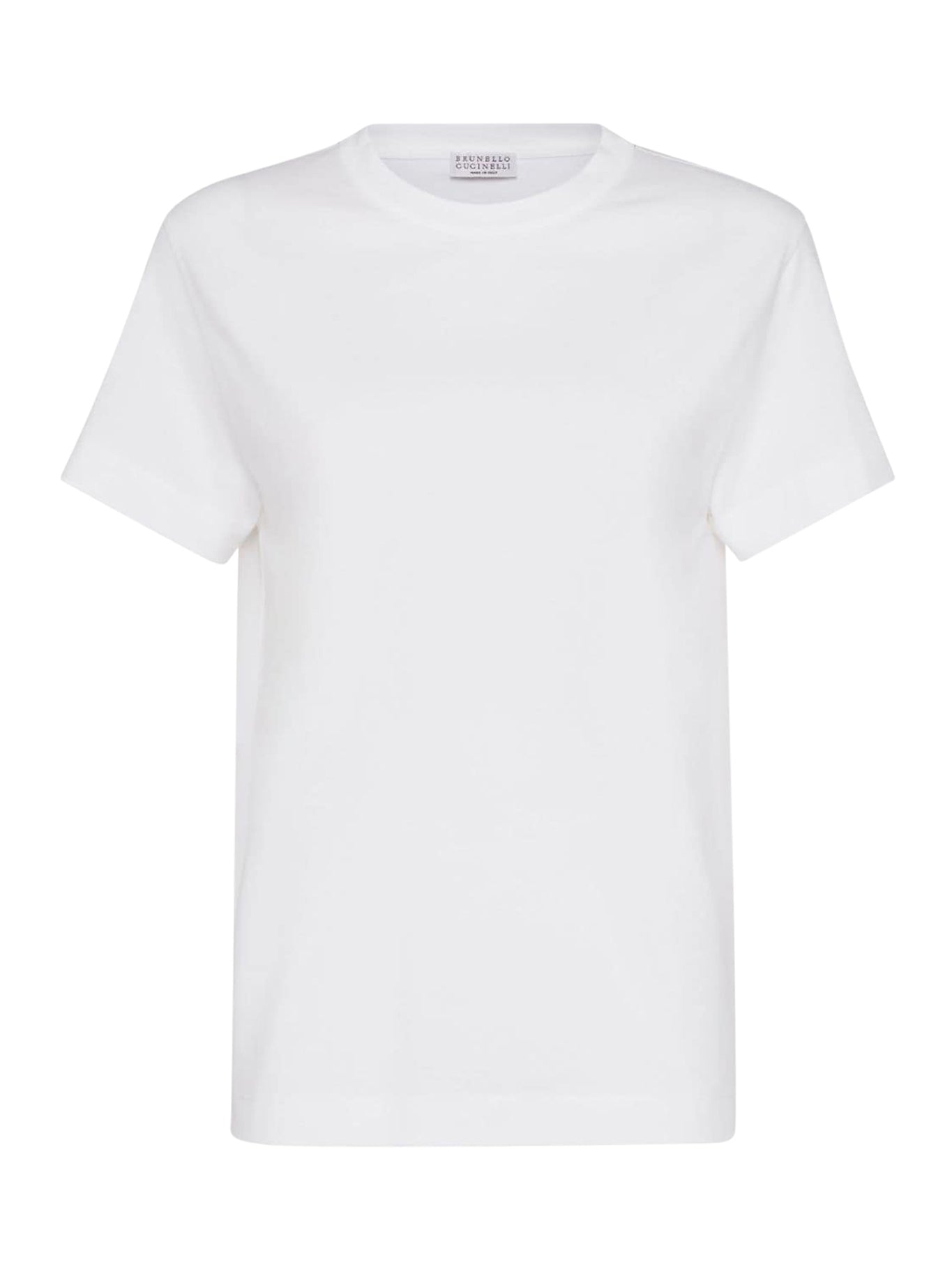 Monili-trim cotton T-shirt