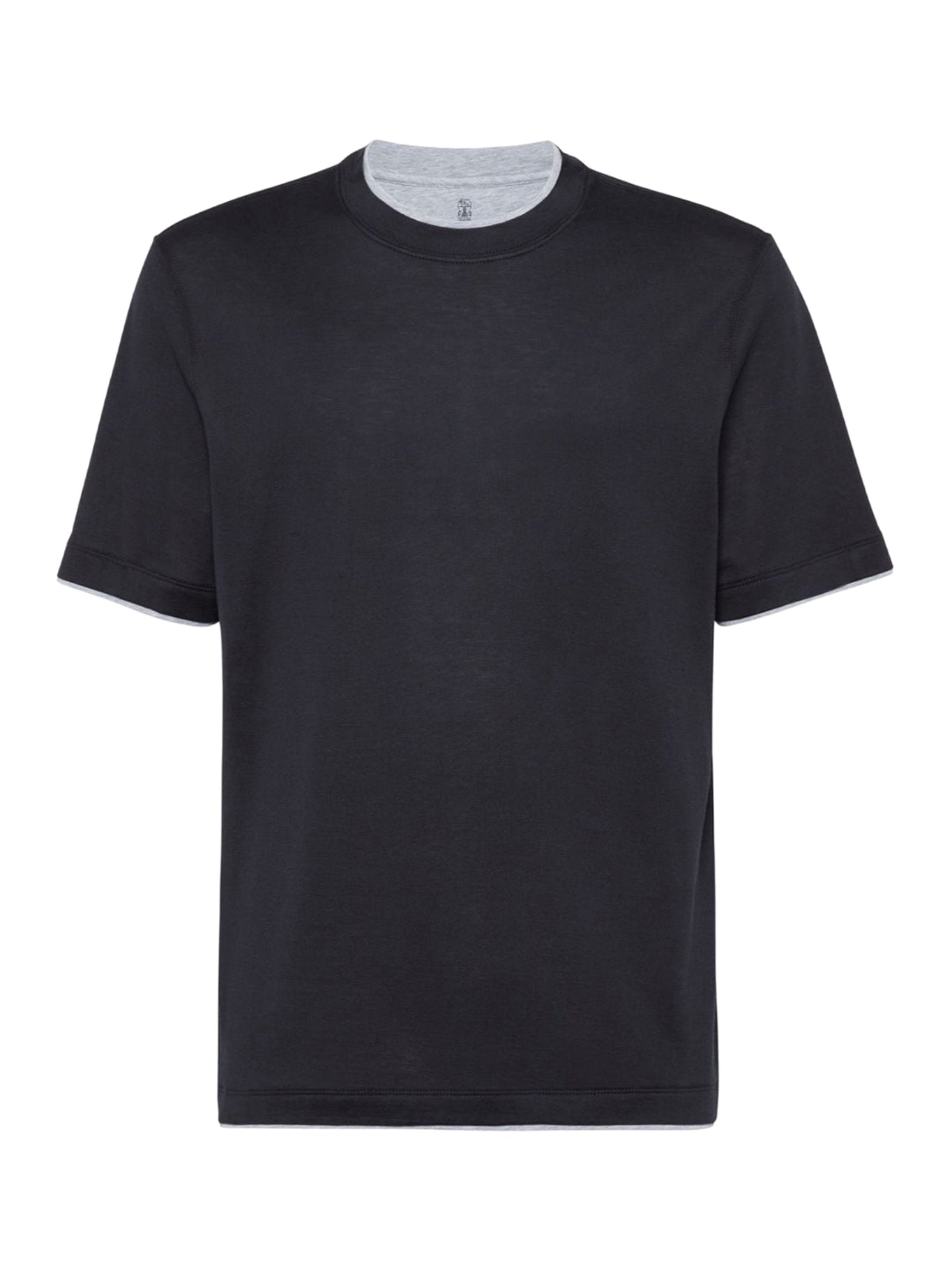 Jersey T-shirt with contrasting edging