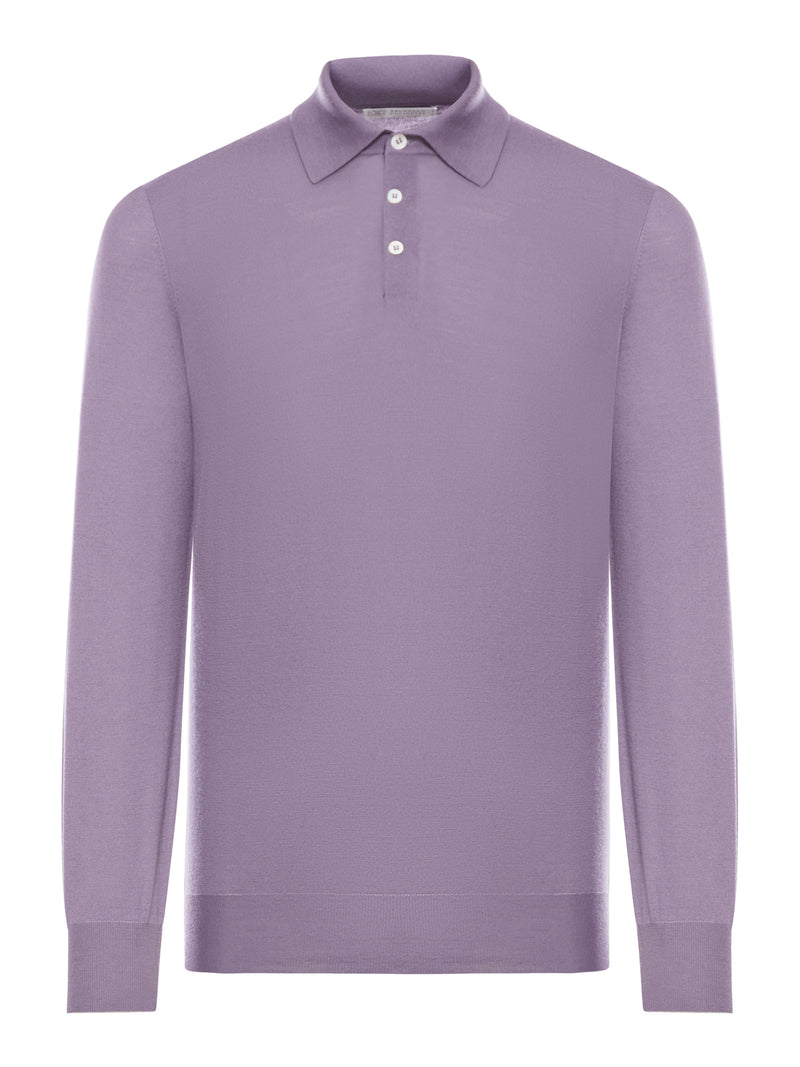 Purple amaranth polo shirt