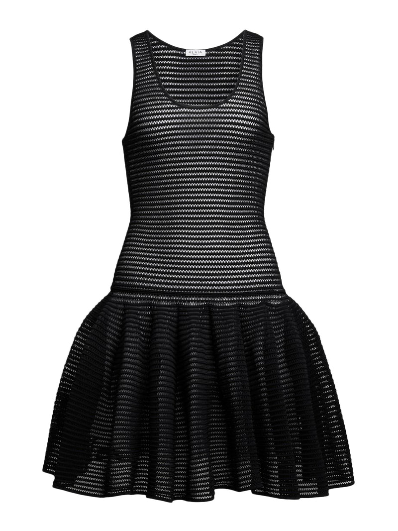 SHORT DRESS IN CRINOLINE MESH