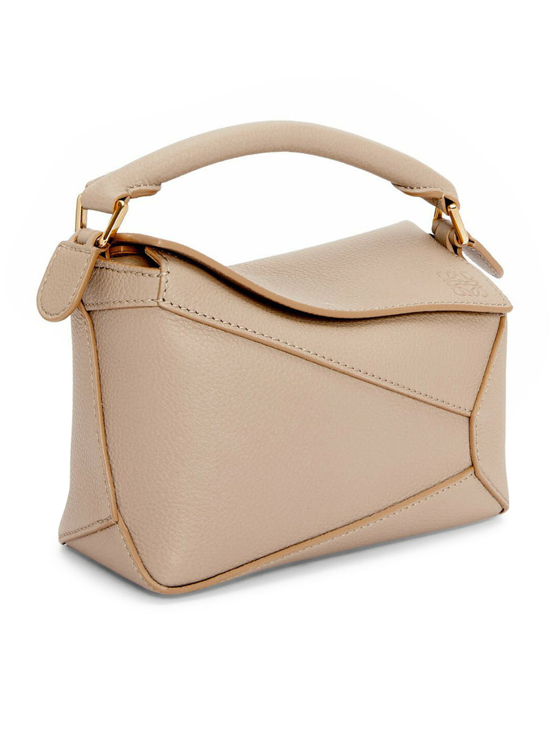 Mini Puzzle bag in soft grained calfskin