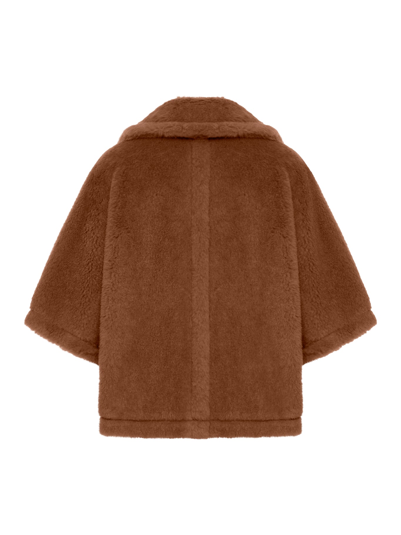 TENEBRE PONCHO IN ALPACA WOOL AND CASHMERE