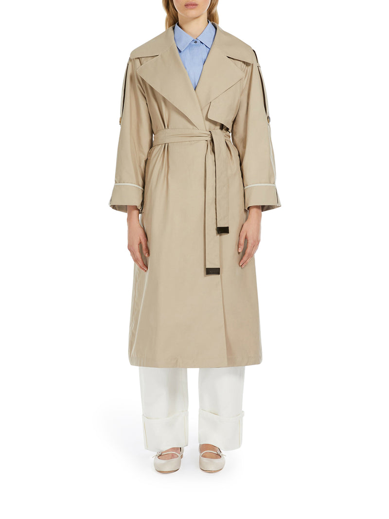 OVERALL TRENCH COAT IN DROP-PROOF TWILL