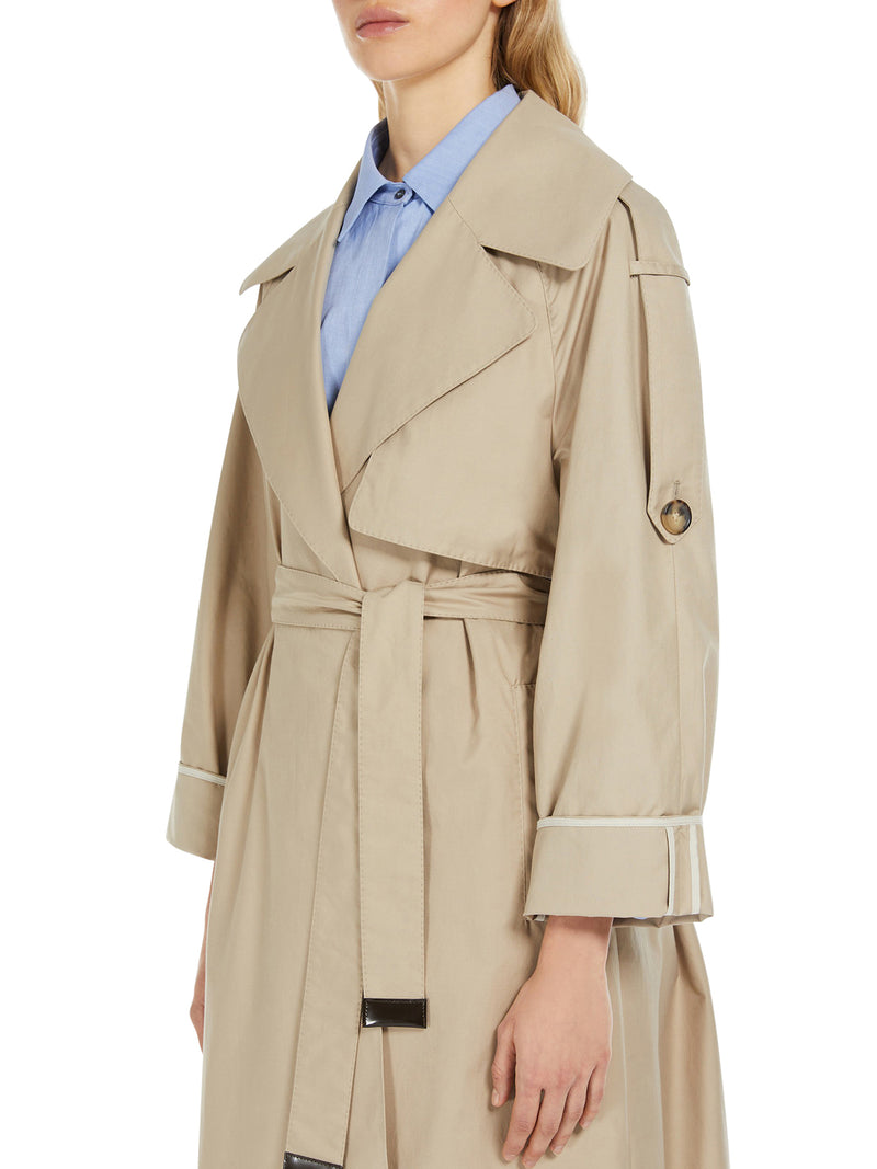 OVERALL TRENCH COAT IN DROP-PROOF TWILL