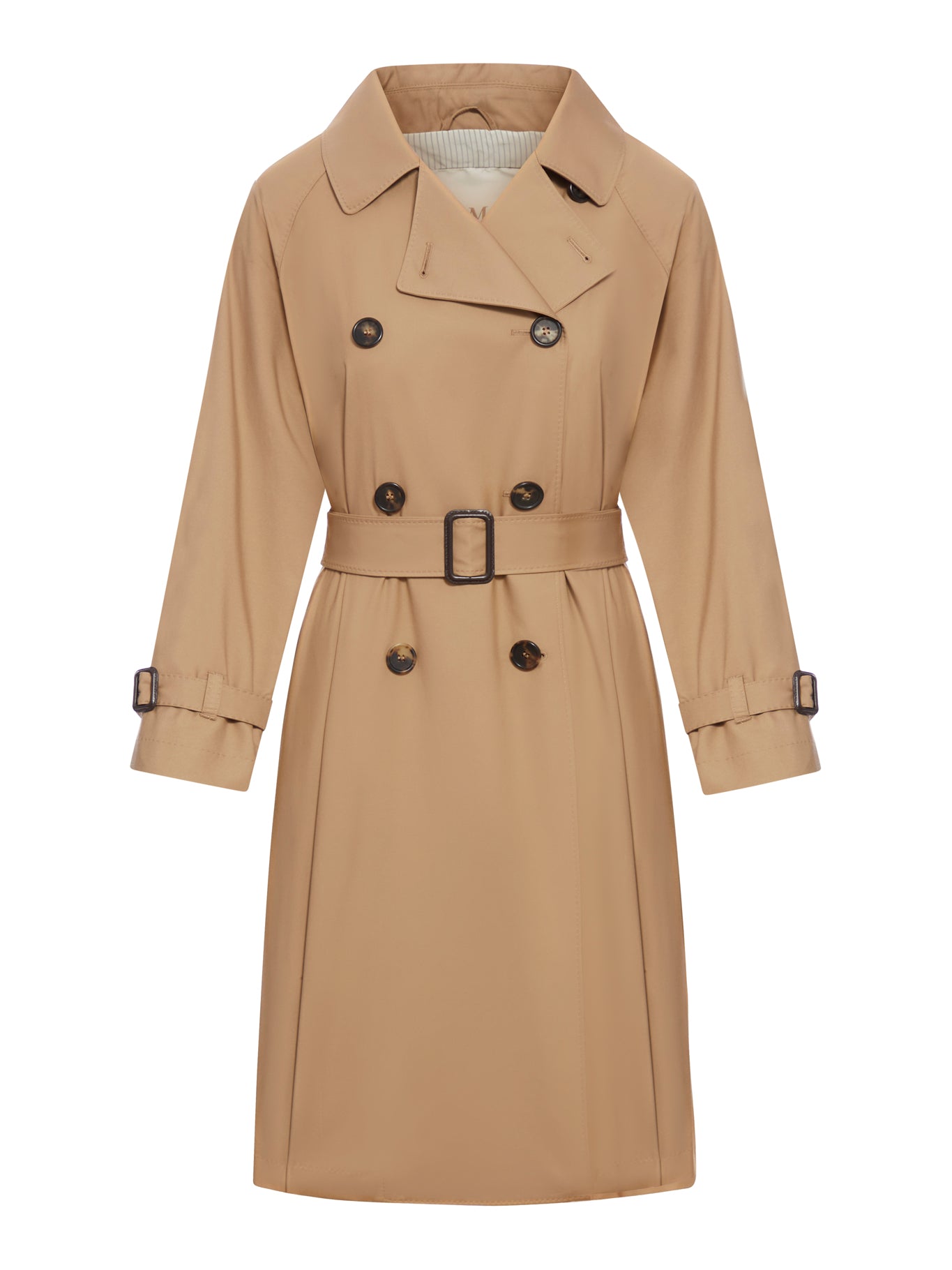 TRENCH MIDI IN TWILL ANTIGOCCIA