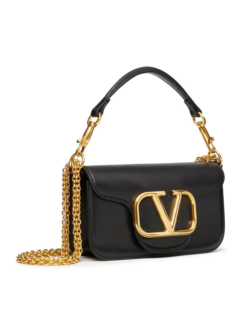 VALENTINO GARAVANI LOCÒ SMALL SHOULDER BAG IN CALFSKIN