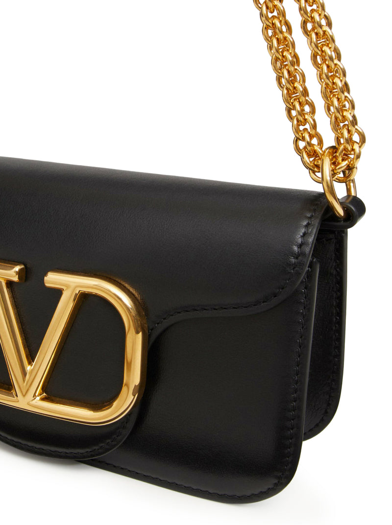 VALENTINO GARAVANI LOCÒ SMALL SHOULDER BAG IN CALFSKIN