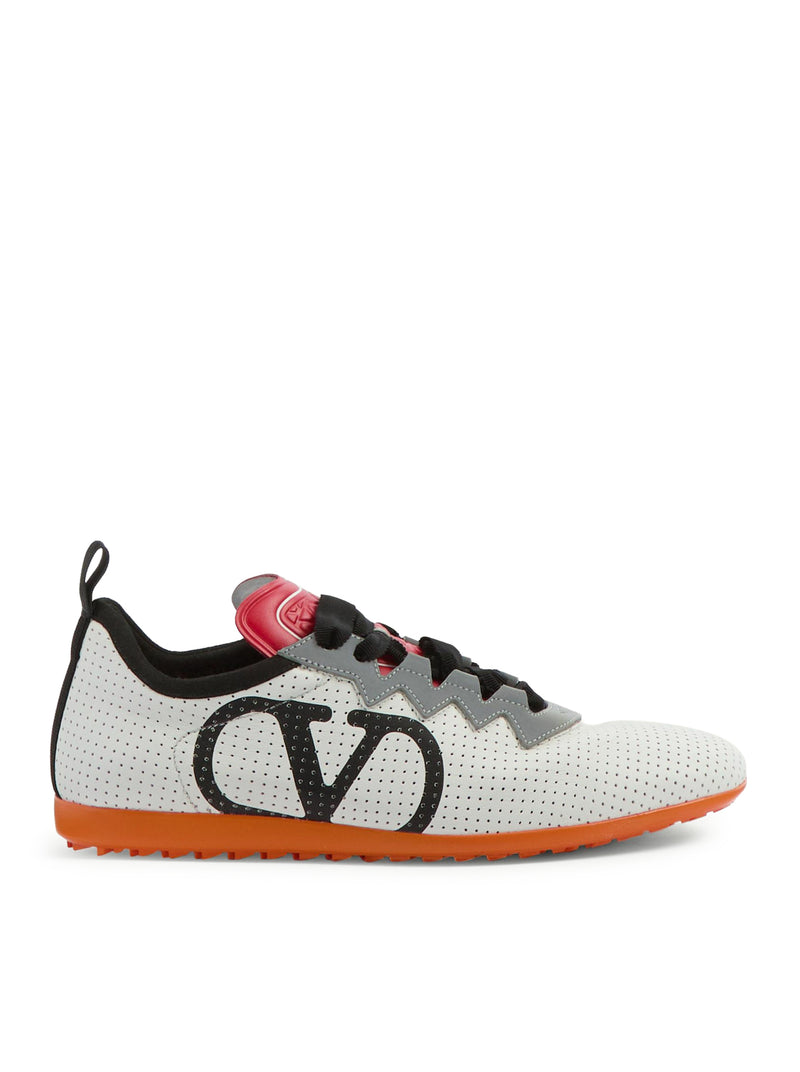 CHROMATHON SNEAKER IN PERFORATED NAPPA