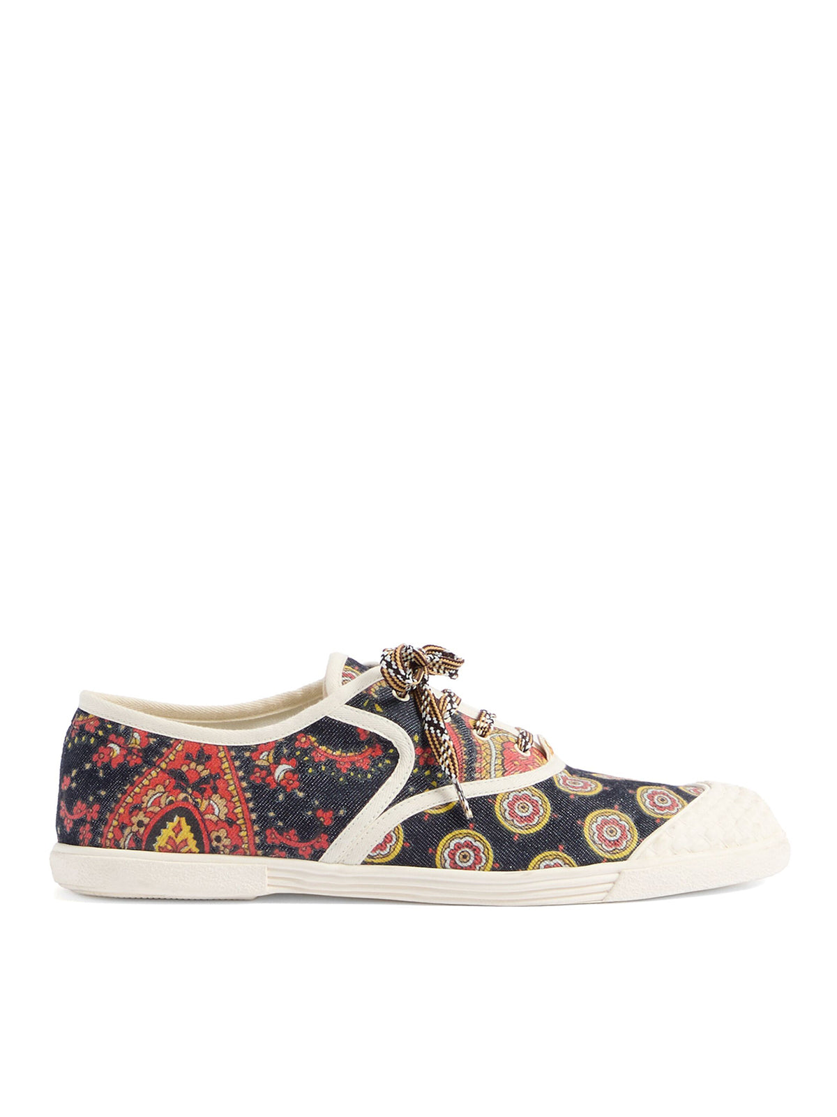 BAY BY BAY SNEAKERS IN VOYAGE IMAGINAIRE DENIM FABRIC