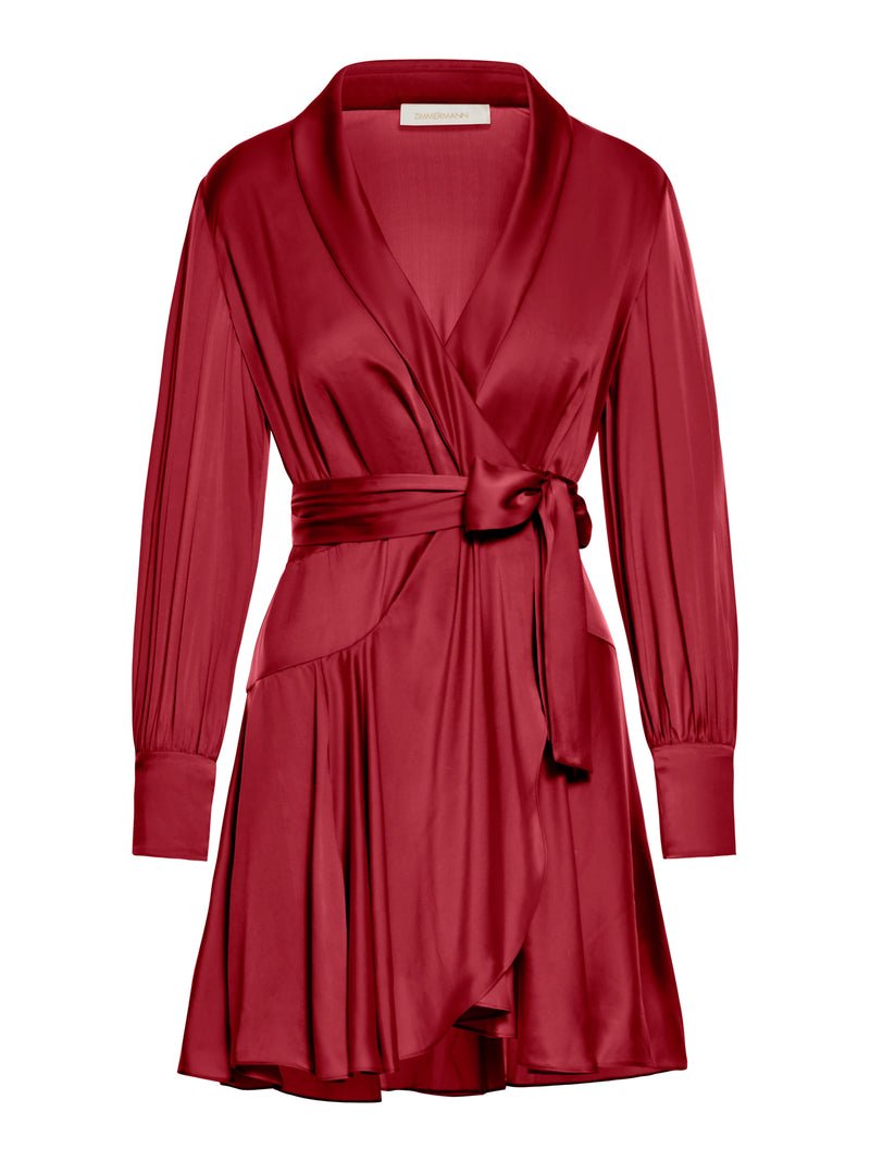 SILK WRAP DRESS