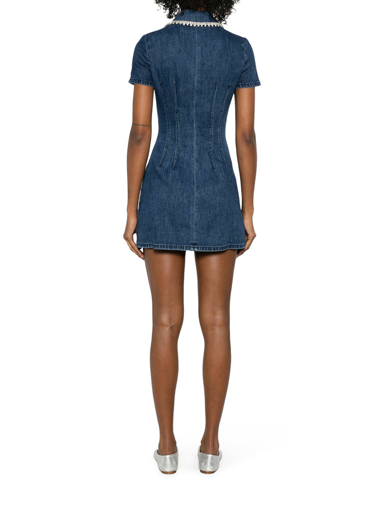 SHORT DENIM DRESS