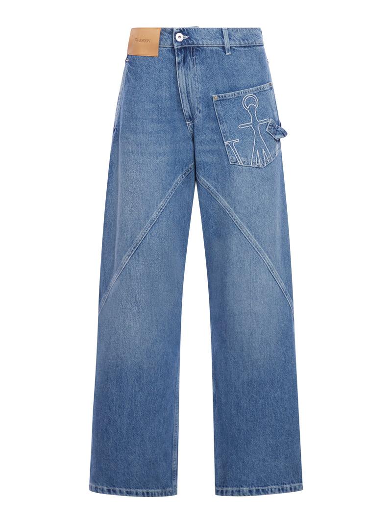 TWISTED LEG WORKWEAR JEANS