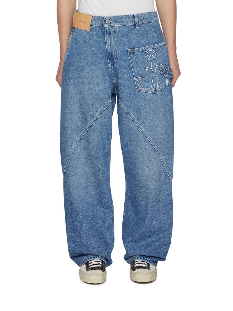 TWISTED LEG WORKWEAR JEANS