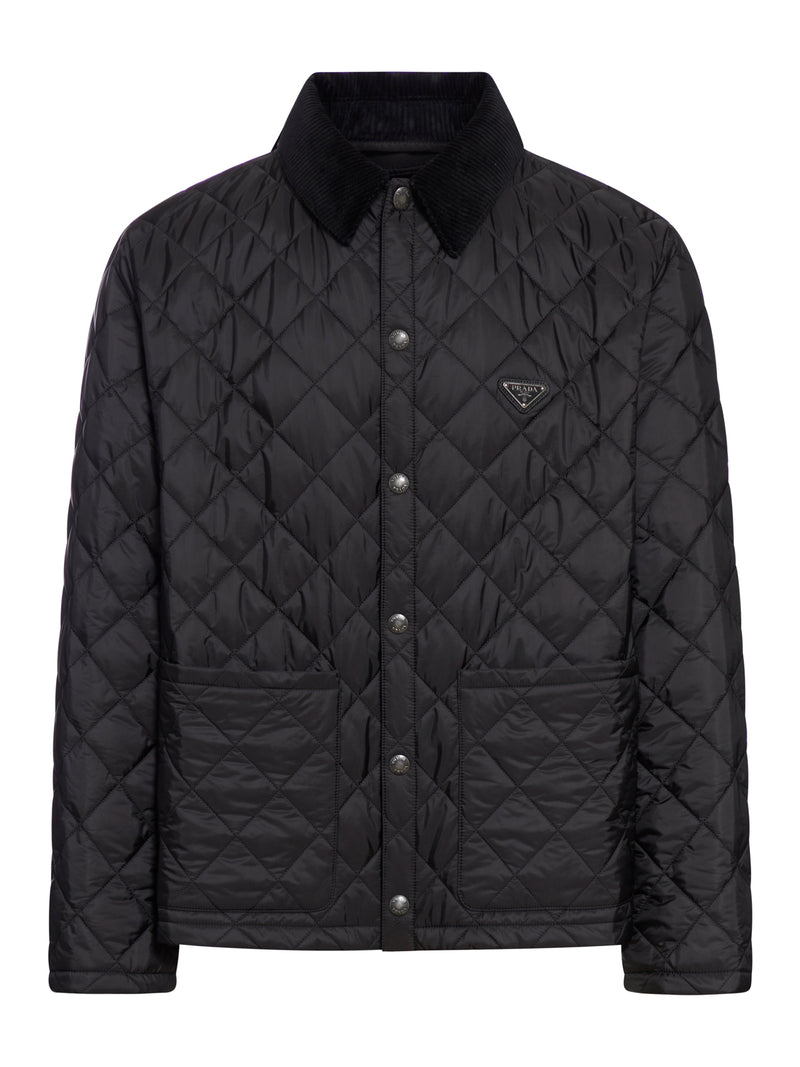 Quilted jacket in Re-Nylon