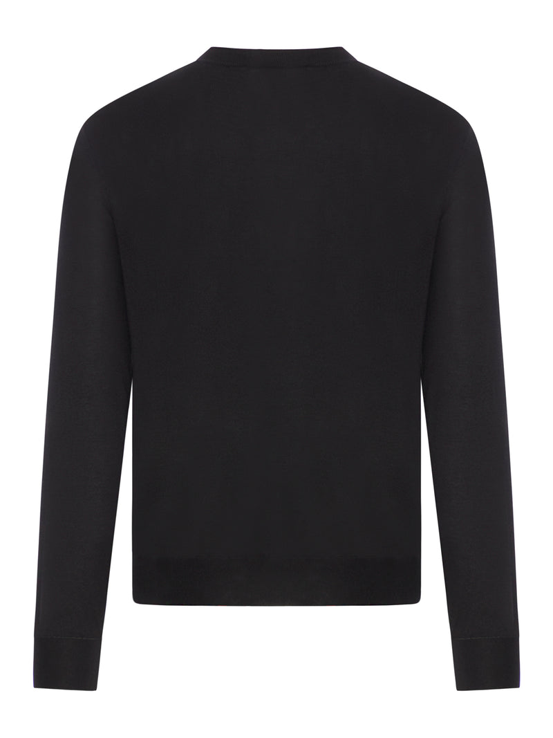 CREW NECK SILK SWEATER