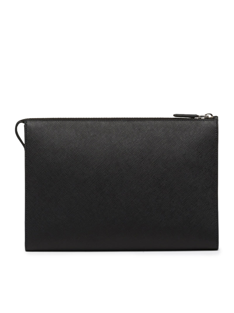 Saffiano Leather Pouch