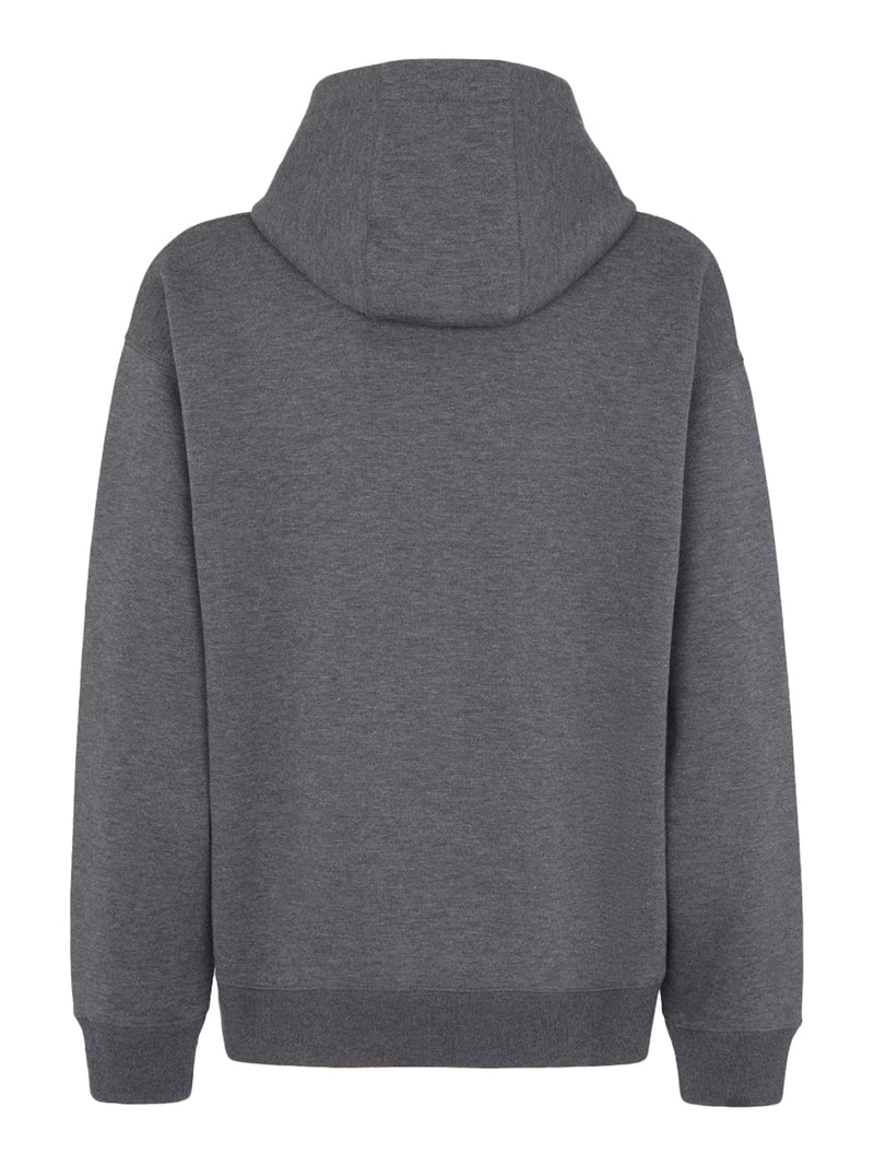 DARK GREY COTTON SWEATSHIRT