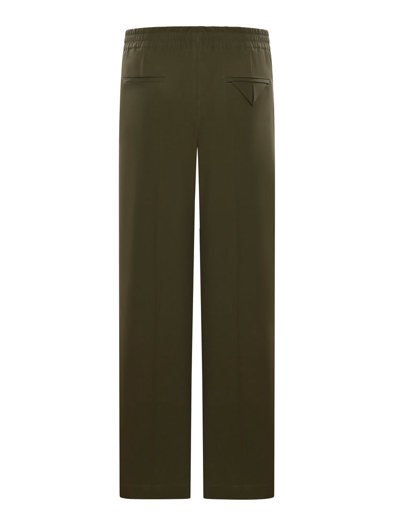 COTTON TWILL TROUSERS