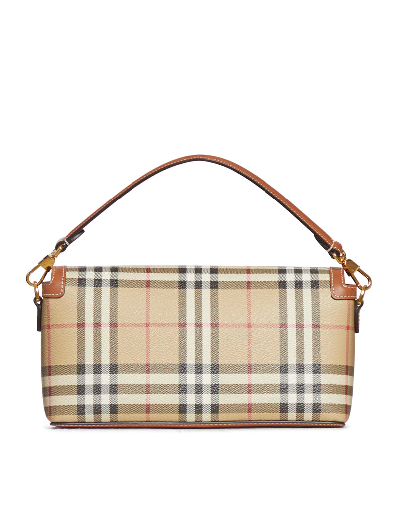 Small Check Canvas Note Bag