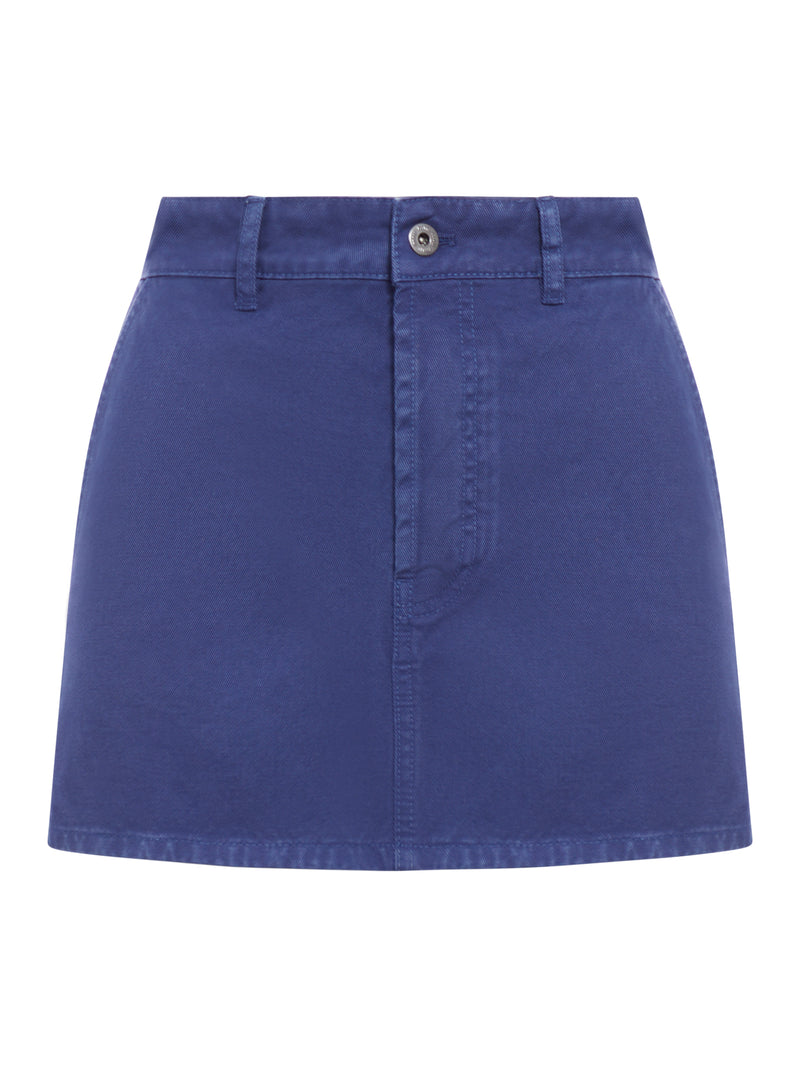 MINISKIRT IN GABARDINE