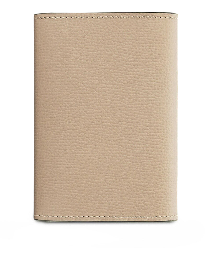 Anagram Small Vertical Wallet in Hammered Calfskin