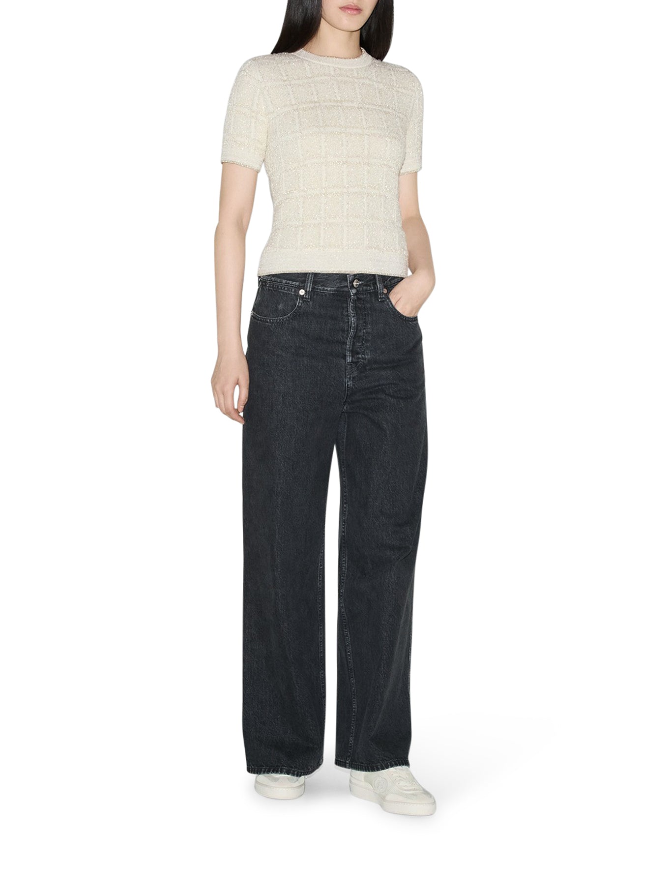 WIDE LEG DENIM PANT