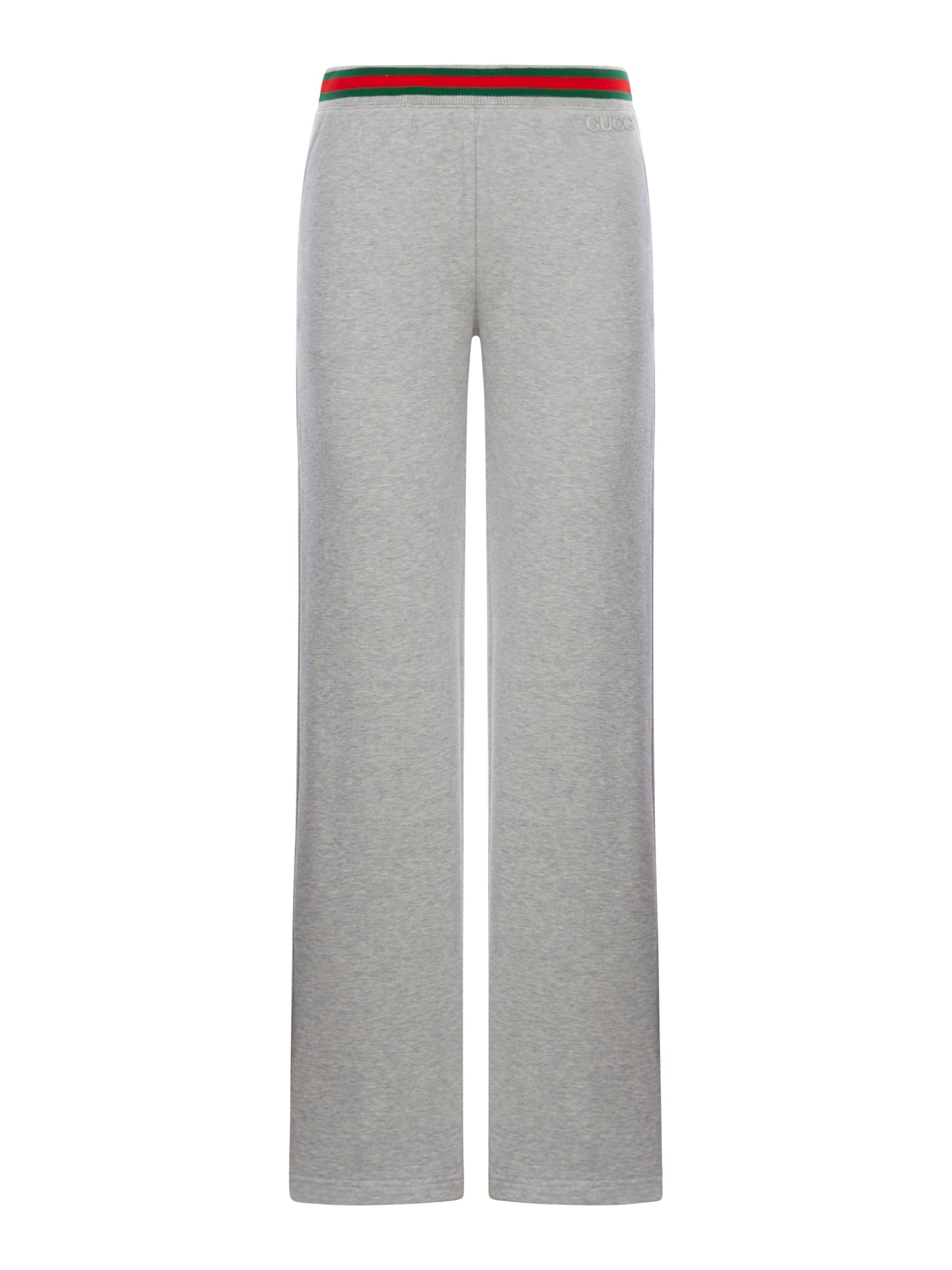 COTTON JERSEY JOGGING PANTS WITH WEB DETAIL