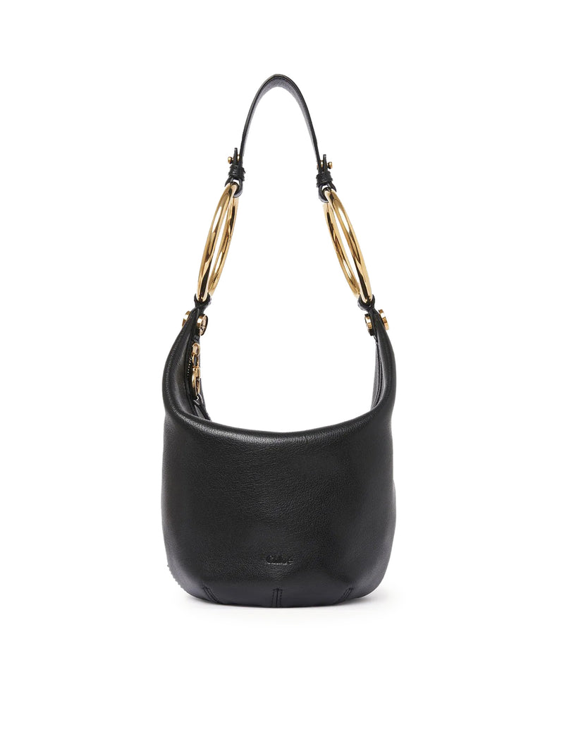 SMALL BRACELET BAG IN GRANATE BUFFALO LEATHER