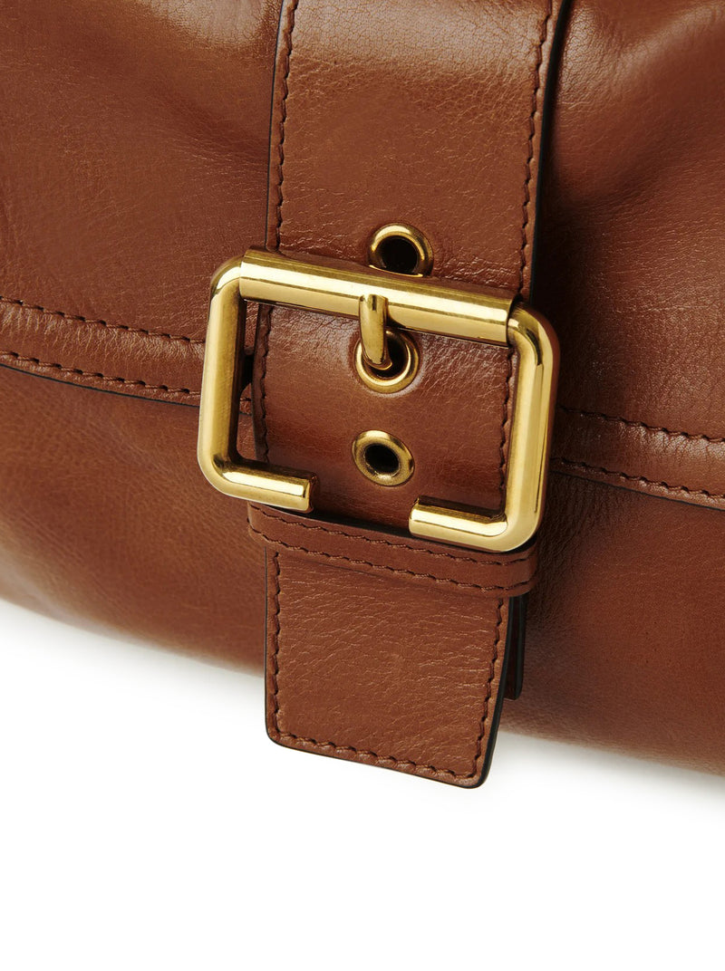 CAMERA BAG IN SHINY LEATHER