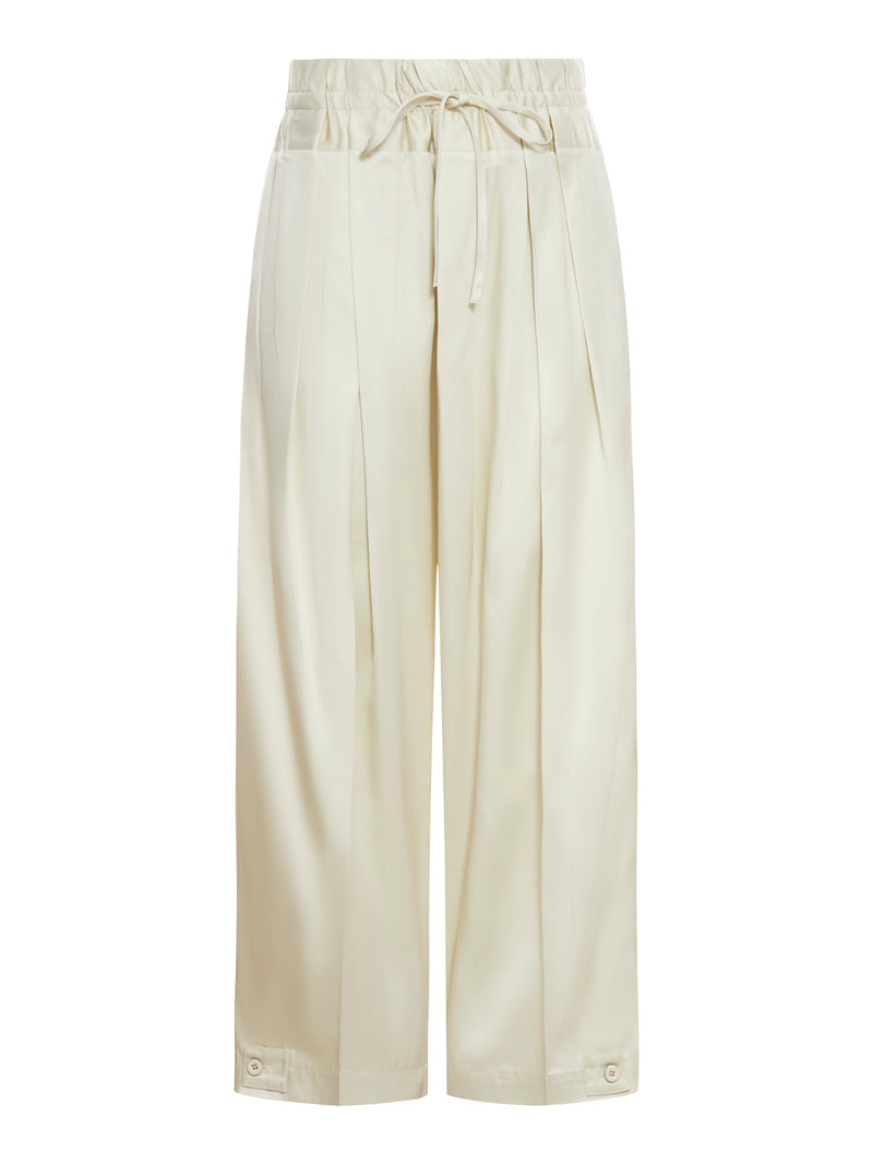 SILK BLEND TROUSERS